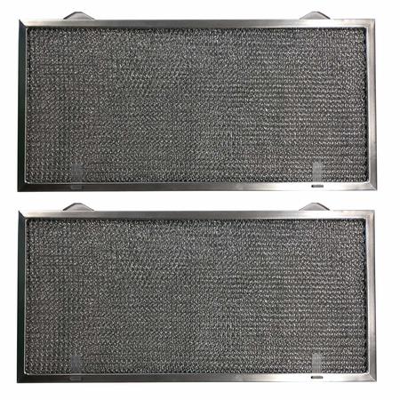 DURAFLOW FILTRATION Replacement Range Filter - Dimensions: 11-7/8 x 18-1/4 x 3/8 - 2 Pack A61046 - 2 Pack